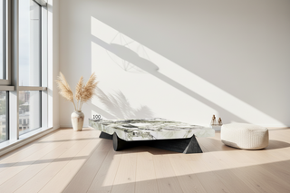 Italian Minimalist Marble Coffee Table