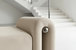 Italian Minimalist Upholstered Long Bench