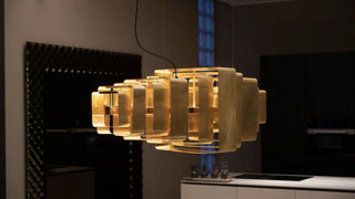 Italy Baxter Copper Spiral Chandelier