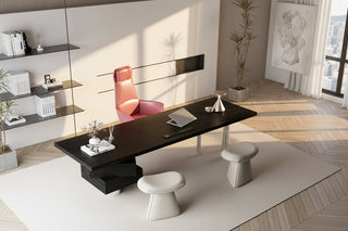Light Luxury Executive Desk