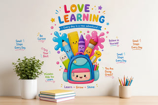 Love Learning Educational Wall Sticker for Kids