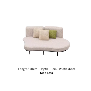 Luna Curve Luxury Modular Outdoor Sofa Set – Garden & Patio Lounge Collection - GraffitiWallArts.com