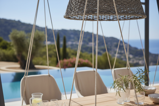 Luxury Outdoor Swing Dining Set