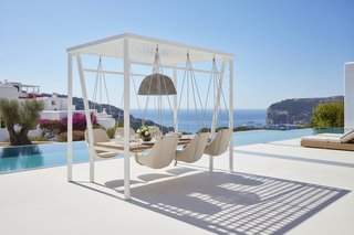 Luxury Outdoor Swing Dining Set