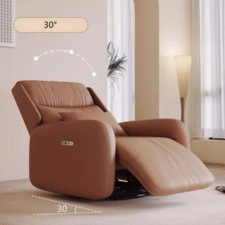 Marthy Electric Leather Recliner Chair - Graffitiwallarts.com