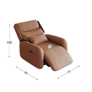 Marthy Electric Leather Recliner Chair - Graffitiwallarts.com