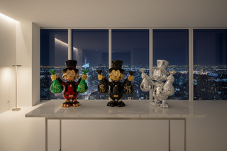 McDuck Money Bags Millionaire Statue