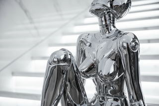 Mechanical Goddess Figurine