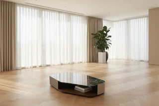 Minimalist Marble Coffee Table – Living Room Center Table - GraffitiWallArts.com