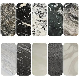 Minimalist Marble Coffee Table – Living Room Center Table - GraffitiWallArts.com