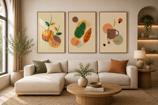 Modern Botanical Kitchen Wall Art Set-Graffitiwallarts.com