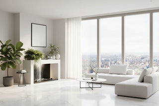 Modern Minimalist Floor-Standing Water Feature with Self-Circulating Pump