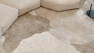 Modern Minimalist Italian Style Handmade Wool Rug | Luxury Irregular Rug-GraffitiWallarts