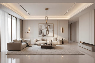 Modern Crystal Stairwell Chain Loops Chandelier Ceiling Light