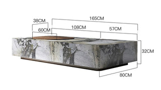 Monolithic Marble Block Coffee Table