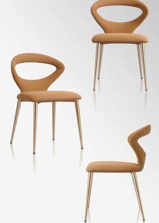 Nappa Leather Full Coverage Dining Chairs – Modern Luxury Comfort-Graffitiwallarts.com