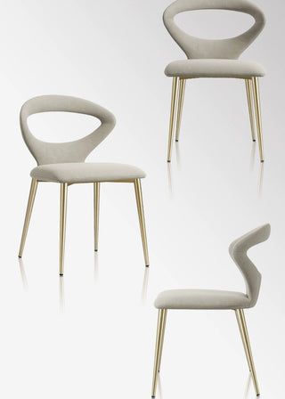 Nappa Leather Full Coverage Dining Chairs – Modern Luxury Comfort-Graffitiwallarts.com