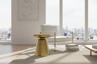 Nordic Martini Round Side Table – Luxury Metal side Table