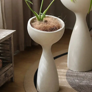 Sphere Tower Planters – Modern Magnesium Mud Outdoor &amp; Indoor Plant Pots-Planters