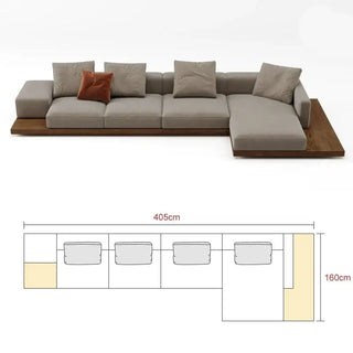 Divano modulare lounge Cloud da pavimento accent