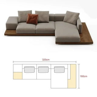 Divano modulare lounge Cloud da pavimento accent