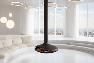 Firewood Saucer Hanging Wood 360 Degree Rotatable Fireplace