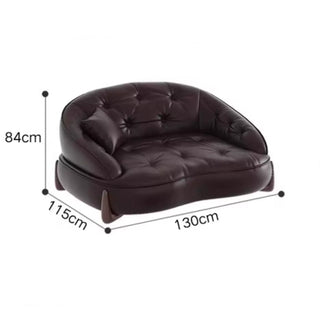 Divano a Due Posti Vintage a Spacco di Metà Secolo