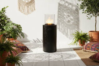 Osiris Cylindrical Bioethanol Floor Fireplace