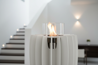 Osiris Cylindrical Bioethanol Floor Fireplace