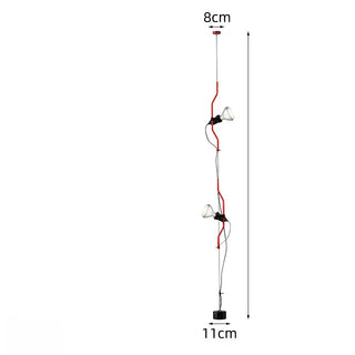 Parentesi-Style Tension Wire Floor Lamp 