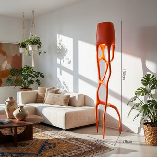 Pipistrello-Style Petal Floor Lamp 