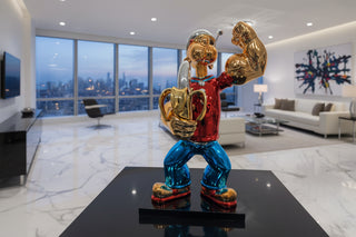 Popeye Statue – Electroplated Fibreglass Luxury Figurine
