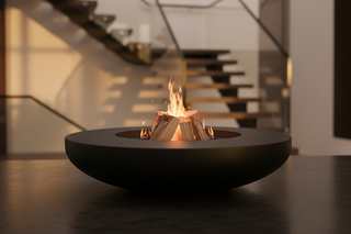 Round Outdoor Fire Pit Bowl