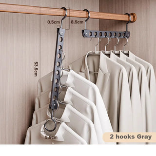 Aluminum Rotatable Clothes Hanger – 6/8 Holes