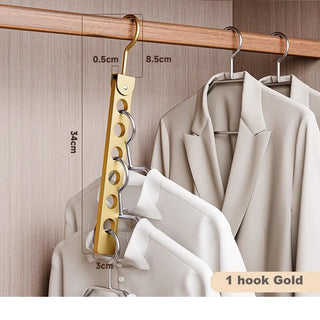 Aluminum Rotatable Clothes Hanger – 6/8 Holes
