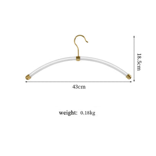 Acrylic Hanger with Brass Hook – Retro Style