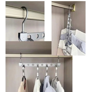Aluminum Rotatable Clothes Hanger – 6/8 Holes