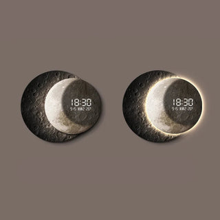Orologio da parete LED Moon avanzato – moderno orologio illuminato in plexiglass
