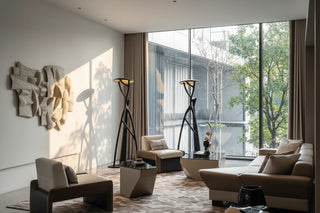 Sculptural Human Figure Floor Lamp 