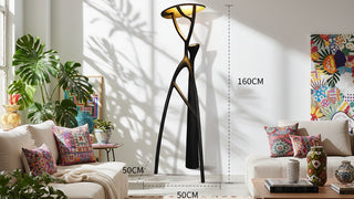 Sculptural Human Figure Floor Lamp 