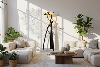 Sculptural Human Figure Floor Lamp 