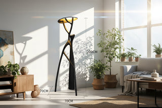 Sculptural Human Figure Floor Lamp 