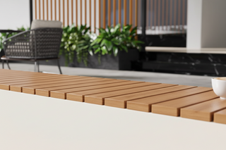 Sculptural Outdoor & Indoor Bench