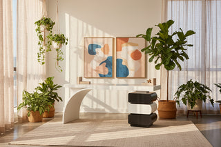 Sculptural White Lacquer Desk 