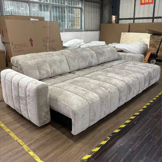 Set divano letto reclinabile di lusso estensibile con telecomando