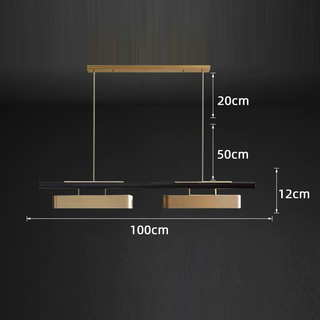 Creative Black Gold Combination Hanging Lamp