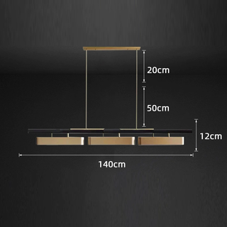 Creative Black Gold Combination Hanging Lamp