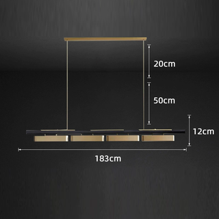 Creative Black Gold Combination Hanging Lamp