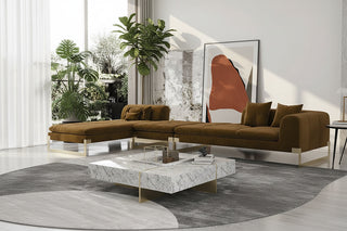Square Marble Coffee Table – Post-Modern