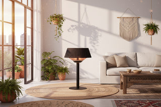 Tabletop Infrared Patio Heater with Louvred Shade